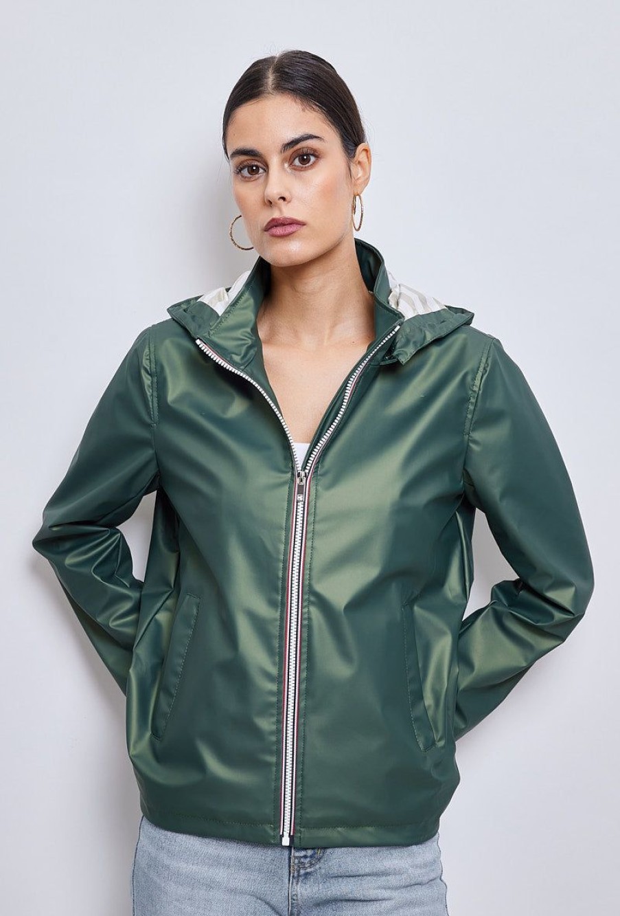 Femme Escandelle Paris | Parka Courte Irisee