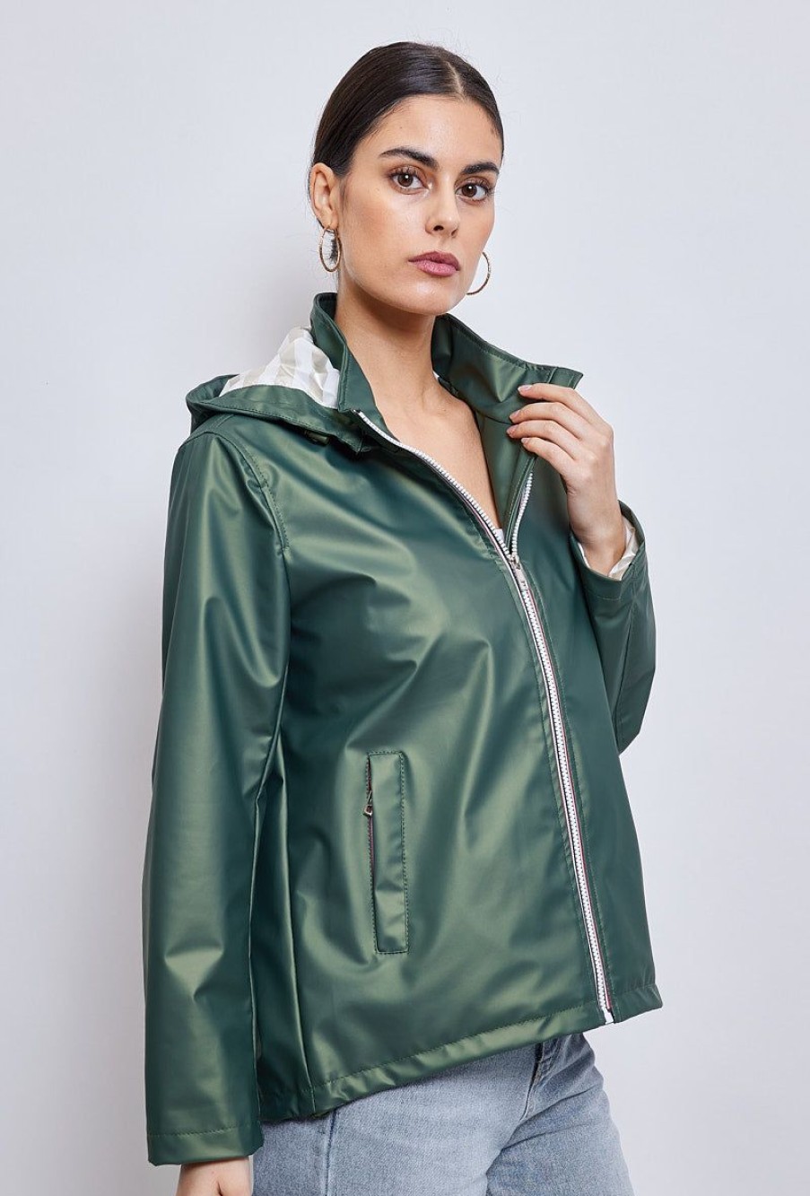 Femme Escandelle Paris | Parka Courte Irisee