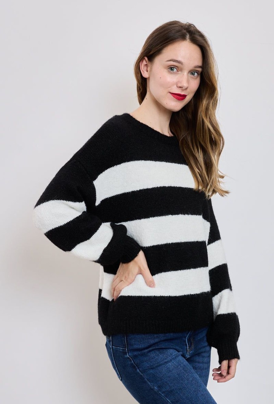 Femme Escandelle Paris | Pull Raye