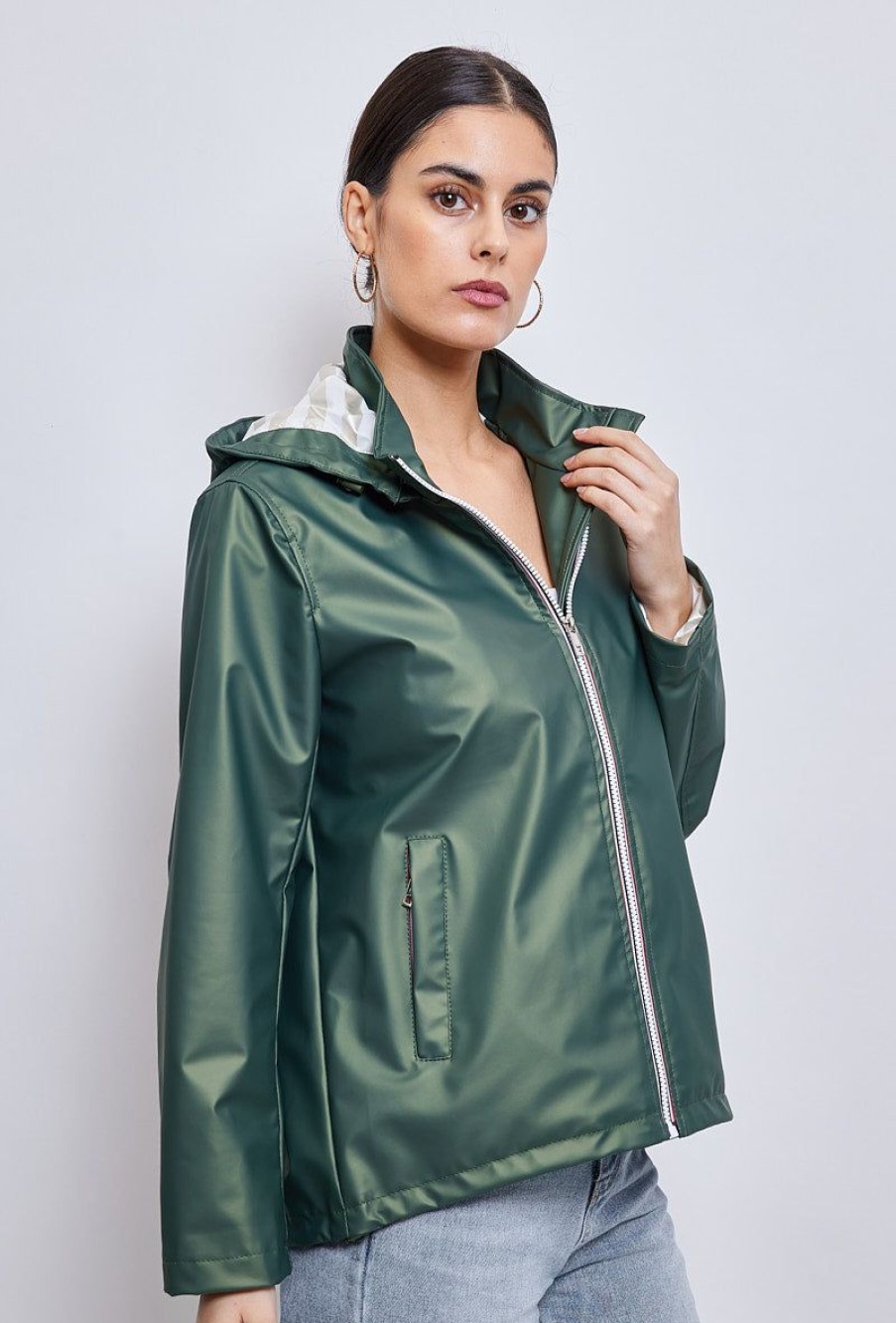 Femme Escandelle Paris | Parka Courte Irisee