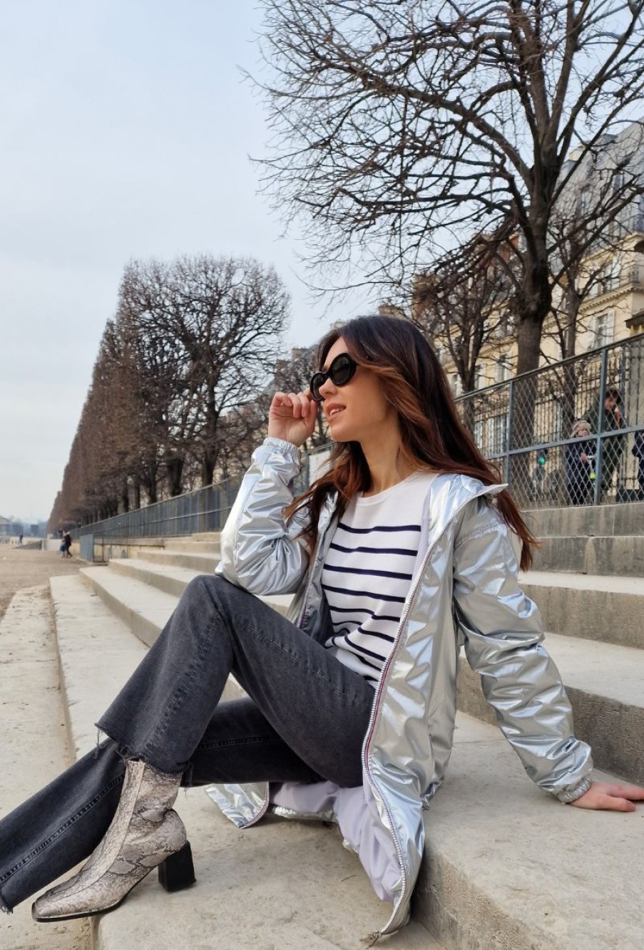 Femme Escandelle Paris | Parka Mi-Longue Unie