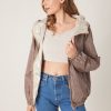 Femme Escandelle Paris | Parka Courte Reversible A Motifs