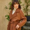 Femme Escandelle Paris | Manteau Long En Laine