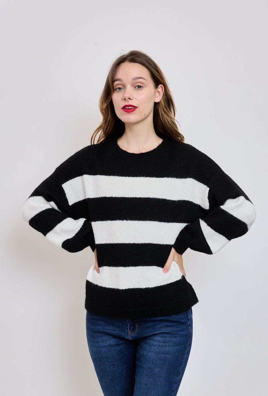 Femme Escandelle Paris | Pull Raye