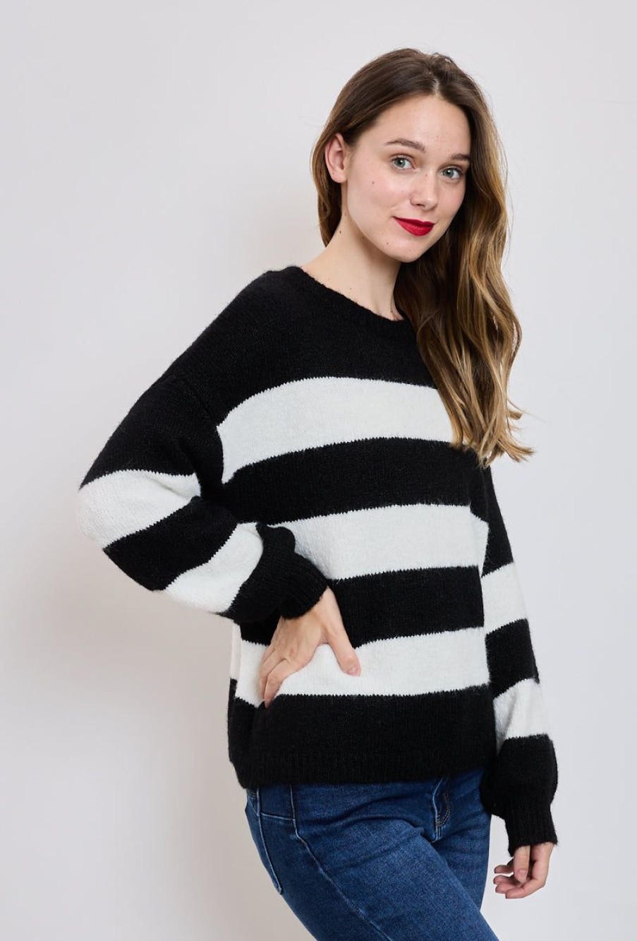 Femme Escandelle Paris | Pull Raye