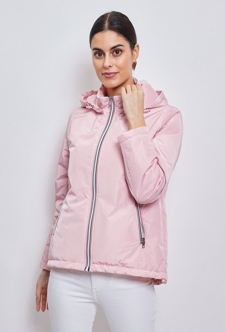 Femme Escandelle Paris | Parka Courte Impermeable