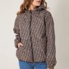 Femme Escandelle Paris | Parka Reversible A Imprimes