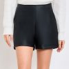 Femme Escandelle Paris | Short En Similicuir