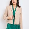 Femme Escandelle Paris | Veste Courte Boutonnee En Tweed