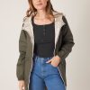 Femme Escandelle Paris | Parka Mi-Longue Reversible